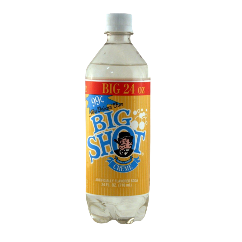 Big Shot Creme Soda 24oz  Southern States Beverages LLC